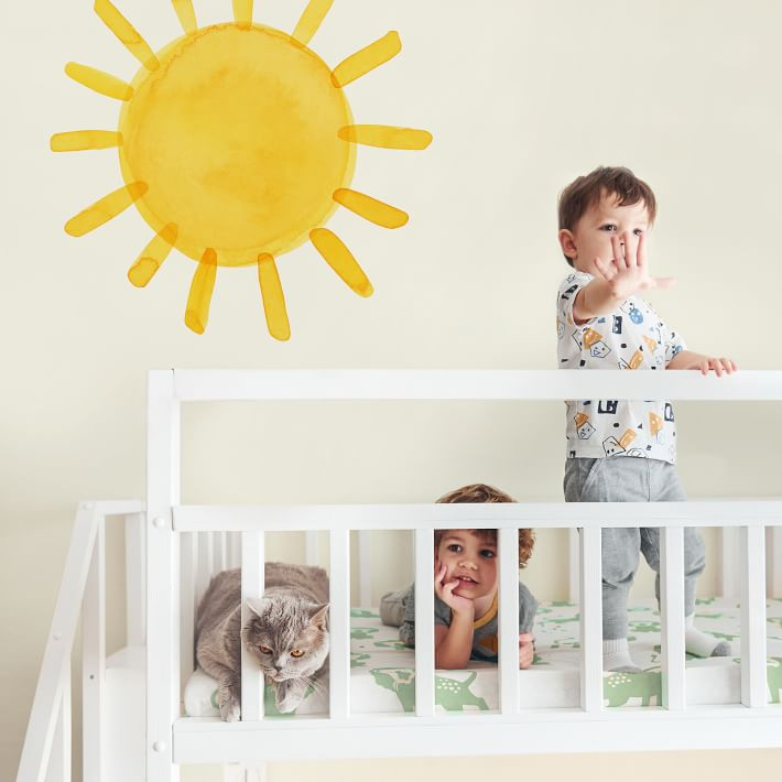 Mej Mej Large Sun Peel &amp; Stick Wall Decals | West Elm (US)