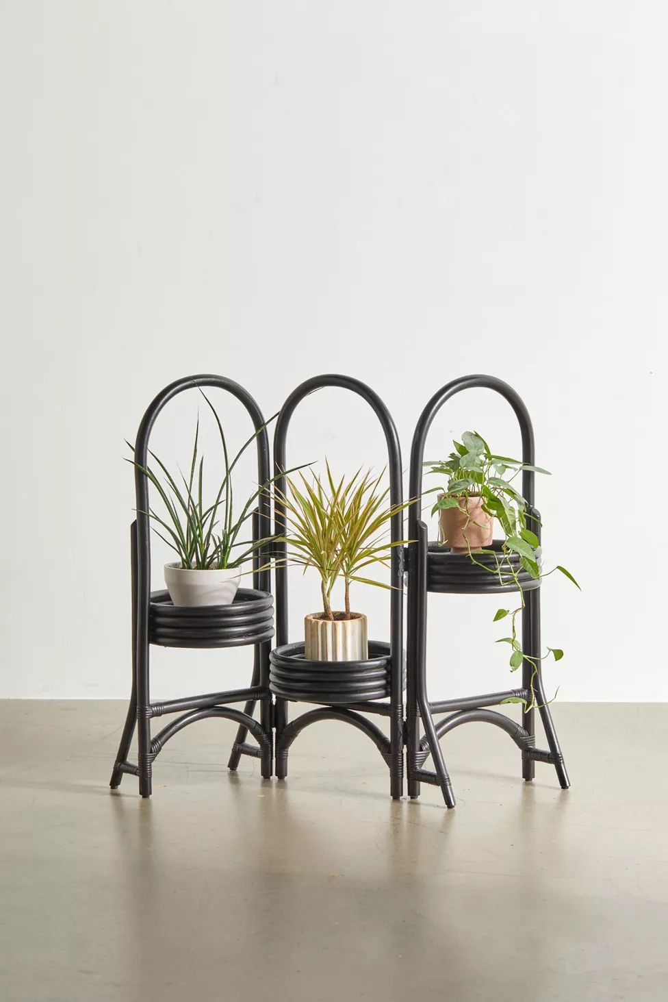 Rattan Tiered Plant Stand | Urban Outfitters (US and RoW)