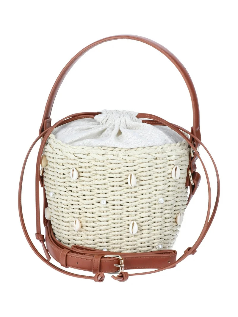 Time and Tru Women's Embellished Bucket Bag | Walmart (US)