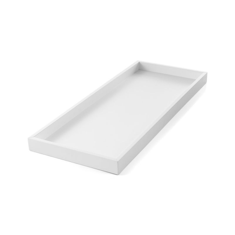 Ever Simple White Changing Table Topper + Reviews | Crate and Barrel | Crate & Barrel