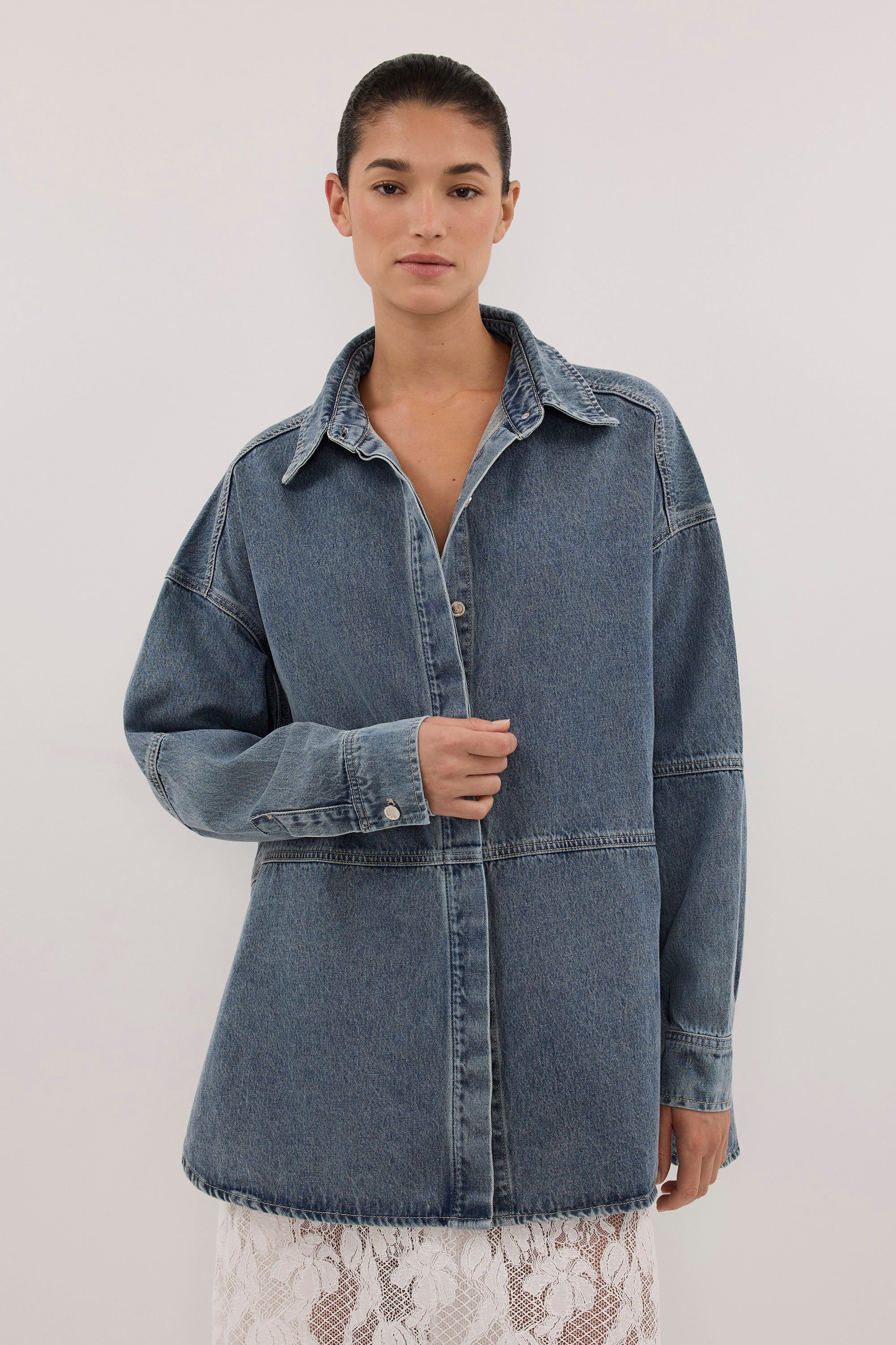 ELECTRA CLASSIC BLUE DENIM SHIRT | DISSH