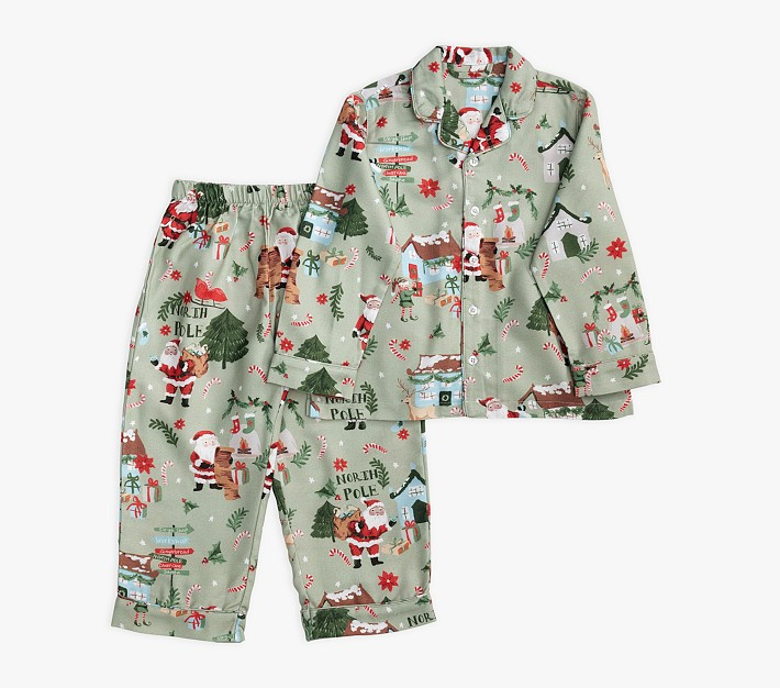 Candy Cane Village Family Pajama Collection | Pottery Barn Kids