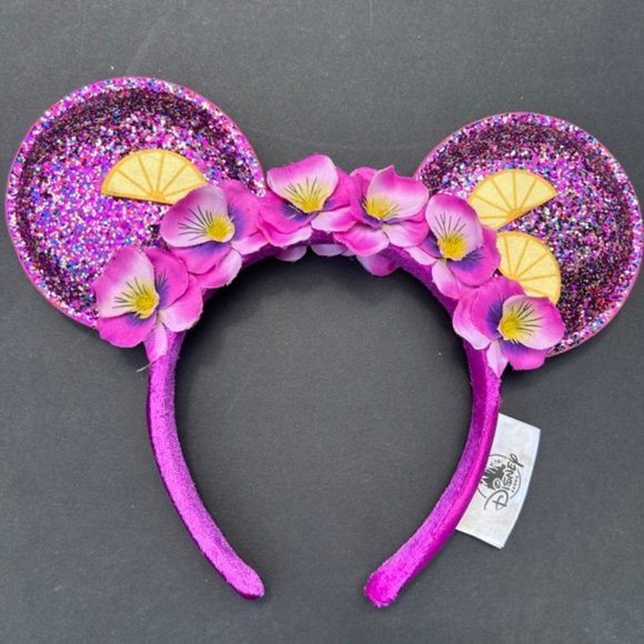 Disney Parks Violet Lemonade Sequin Minnie Ears Headband Adult OS | Poshmark