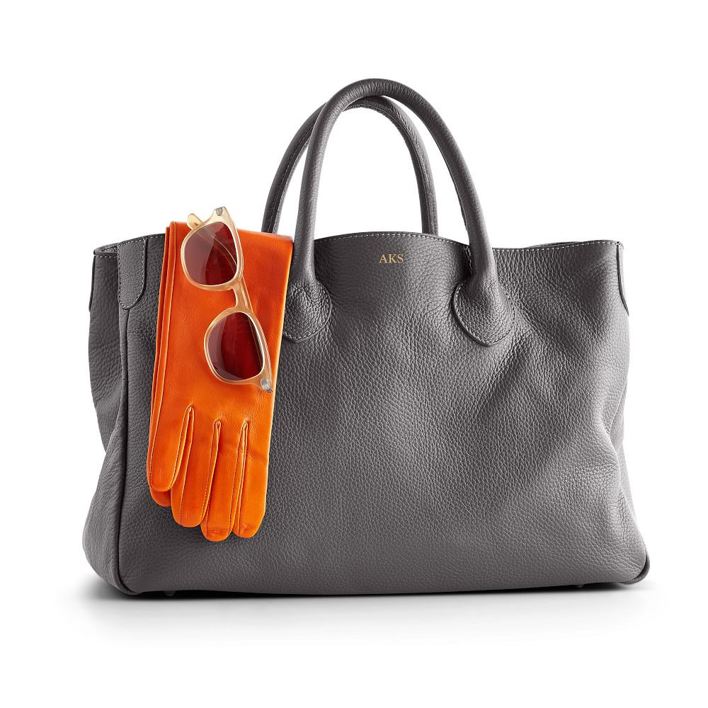 The Elisabetta Slouch Handbag, Fog | Mark and Graham