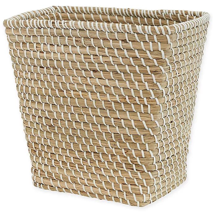Bee & Willow™ Home Prestwick Wastebasket in Natural/White | Bed Bath & Beyond