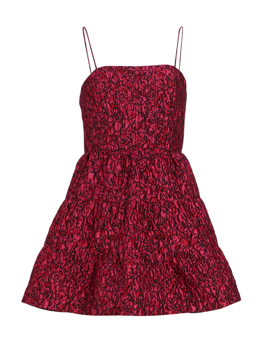Alice + Olivia Jamila Fit-&amp;-Flare Dress | Saks Fifth Avenue