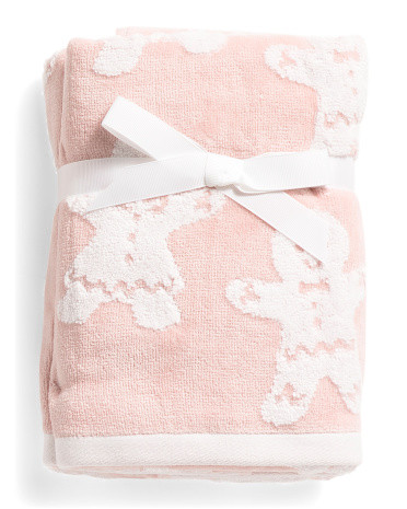 Set Of 2 Gingerbread Toss Hand Towels | TJ Maxx