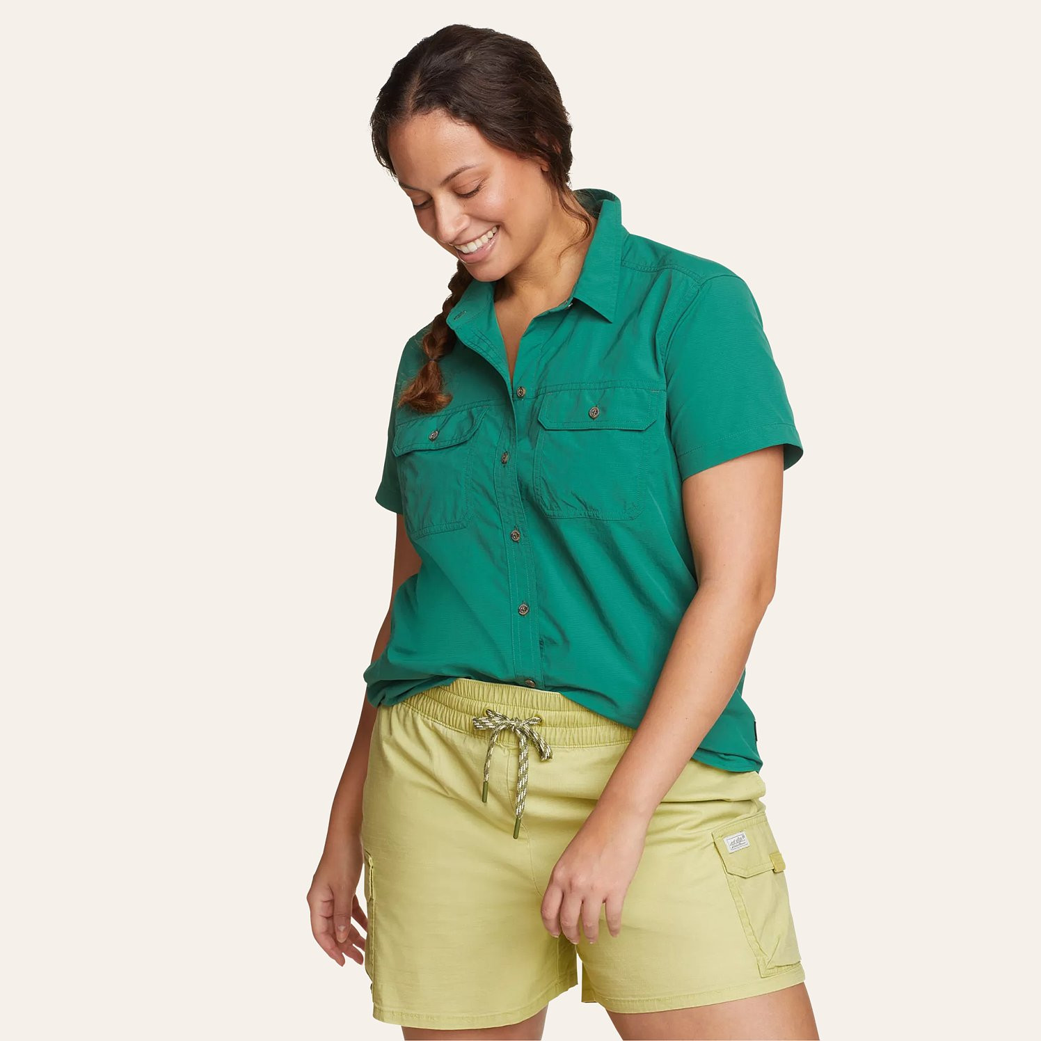 Women's Mountain Ripstop Short-Sleeve Shirt | Eddie Bauer, LLC
