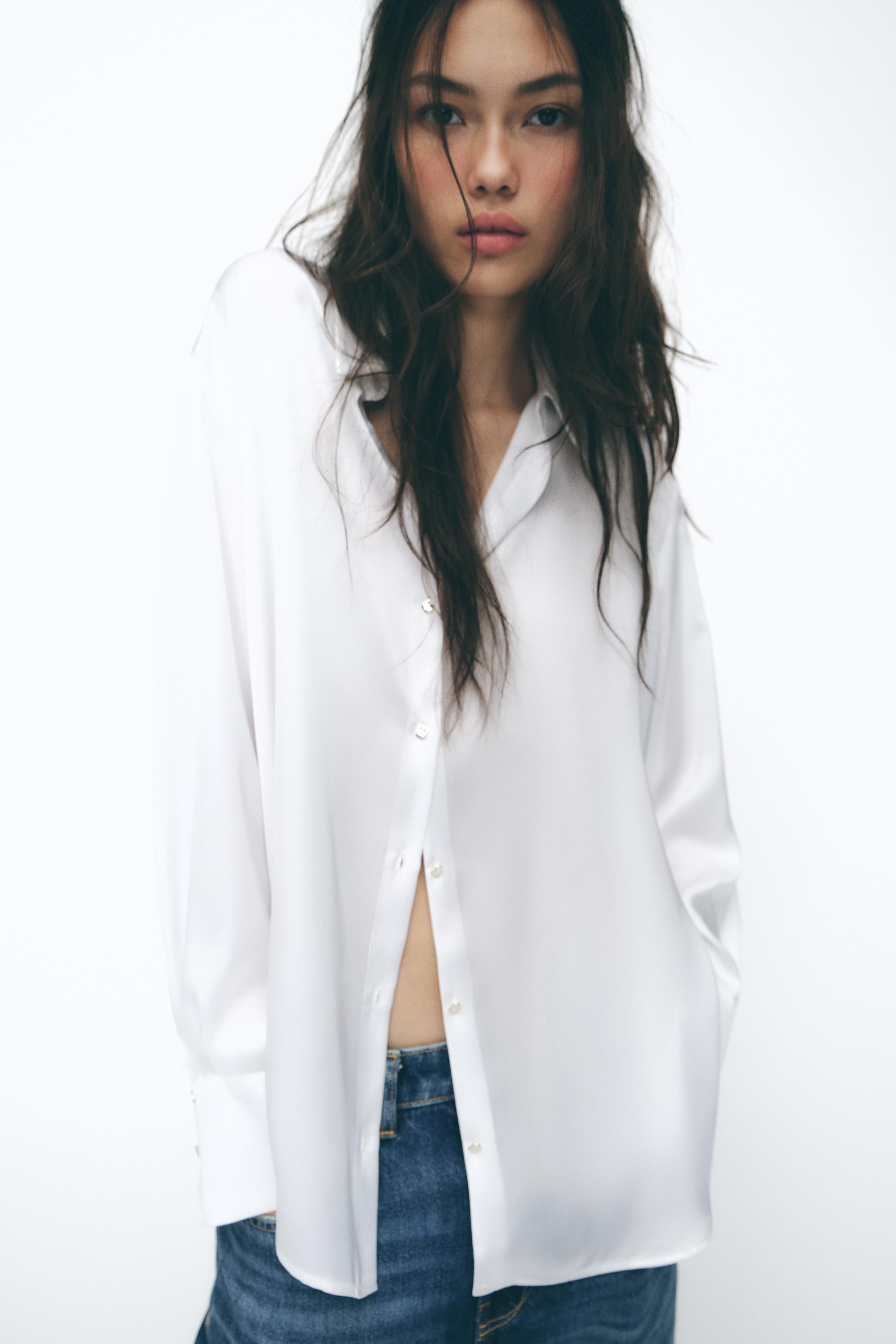 SATIN EFFECT SHIRT | Zara US