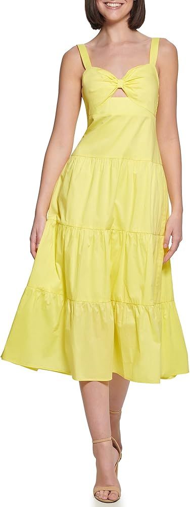 GUESS Women's Sleeveless Cotton Maxi Dress | Amazon (US)