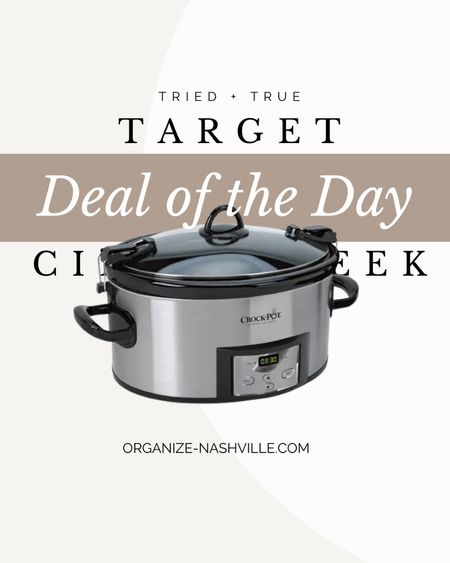 30% off slow cookers and crock pots during Target Circle Week! Today is the last day of the sale and this is the deal of the day (along with 10% off gift cards!). Tagging my favorite crockpots including the one I own

#LTKSeasonal #LTKsalealert #LTKxTarget