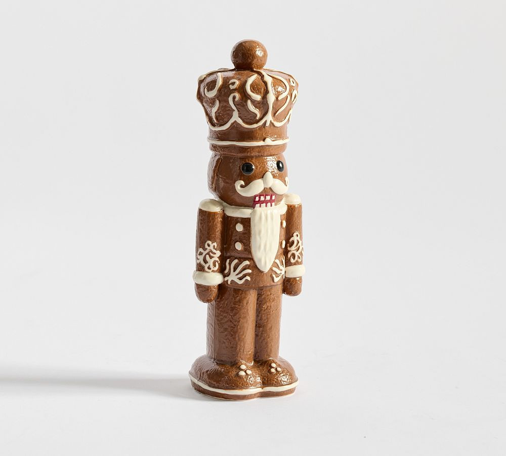Ceramic Gingerbread Nutcracker | Pottery Barn (US)