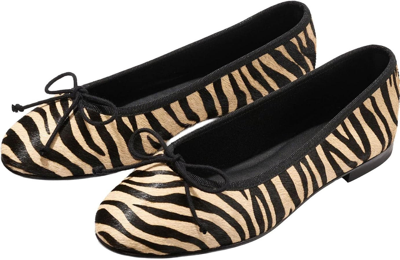 Ballet Flats for Women Cute Bow Knot Slip On Mary Jane Ballerina Shoes | Amazon (US)