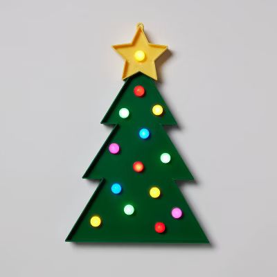 17" Marquee Christmas Tree Novelty Sculpture Light - Wondershop™ | Target