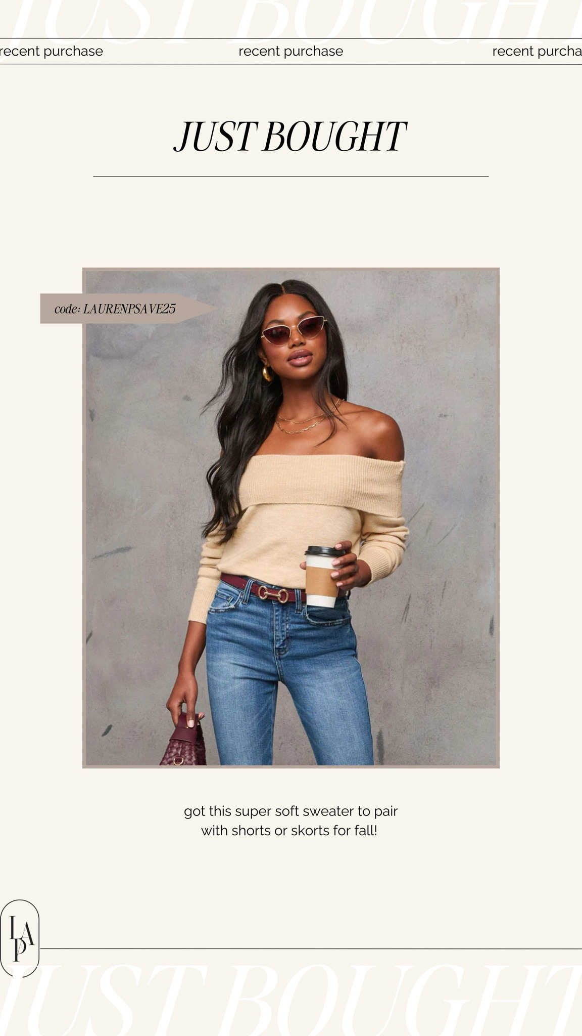 Love this sweater! Use code laurenpsave25 

#LTKFindsUnder100 #LTKFindsUnder50