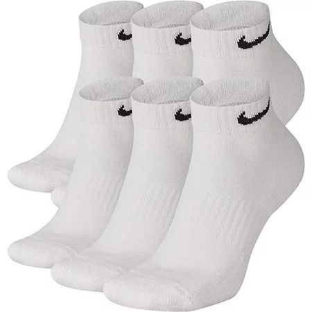 Nike Everyday Cushion Low Training Socks Unisex Socks with Sweat-Wicking Dri-FIT Technology White (6 | Walmart (US)