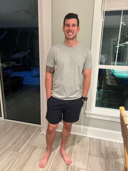 Justin in his airflow short and tee from Tommy John. Use code ALLEY25 at checkout! 

#LTKmens