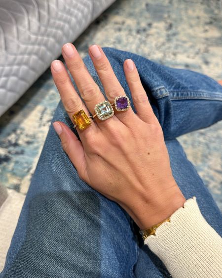 Cocktail rings for the win! Love a fun pop of color. All 30% off for a limited time. 

Fine jewelry
Diamond ring
Yellow gold
Luxury
Spring summer outfit
Saks partner
Saks team

#LTKSaleAlert #LTKOver40 #LTKStyleTip