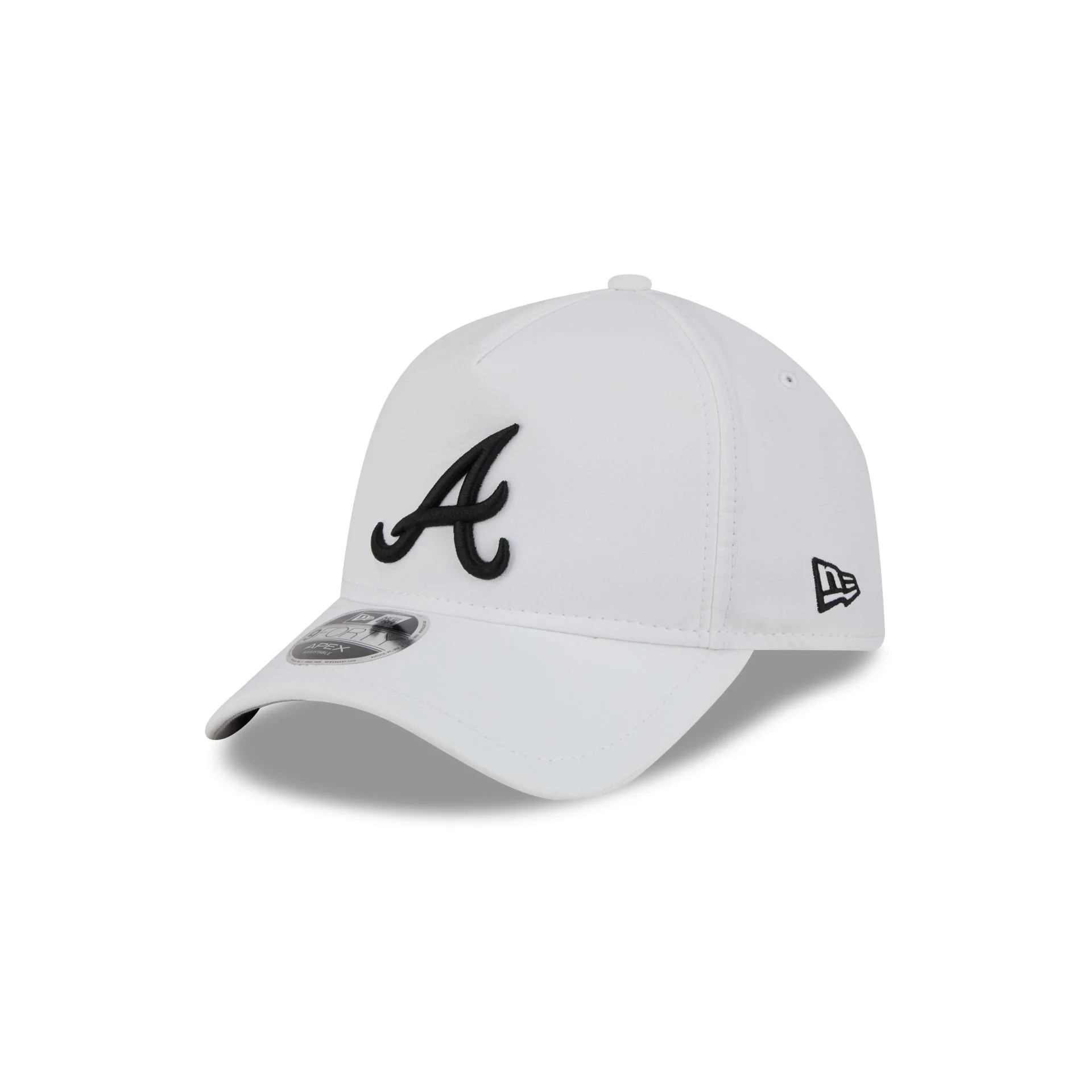 Atlanta Braves White 9FORTY APEX Snapback Hat | New Era (US)
