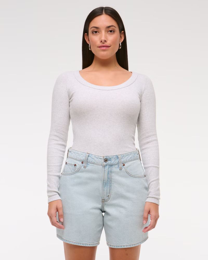 Women's Curve Love High Rise Loose Short | Women's Bottoms | Abercrombie.com | Abercrombie & Fitch (US)