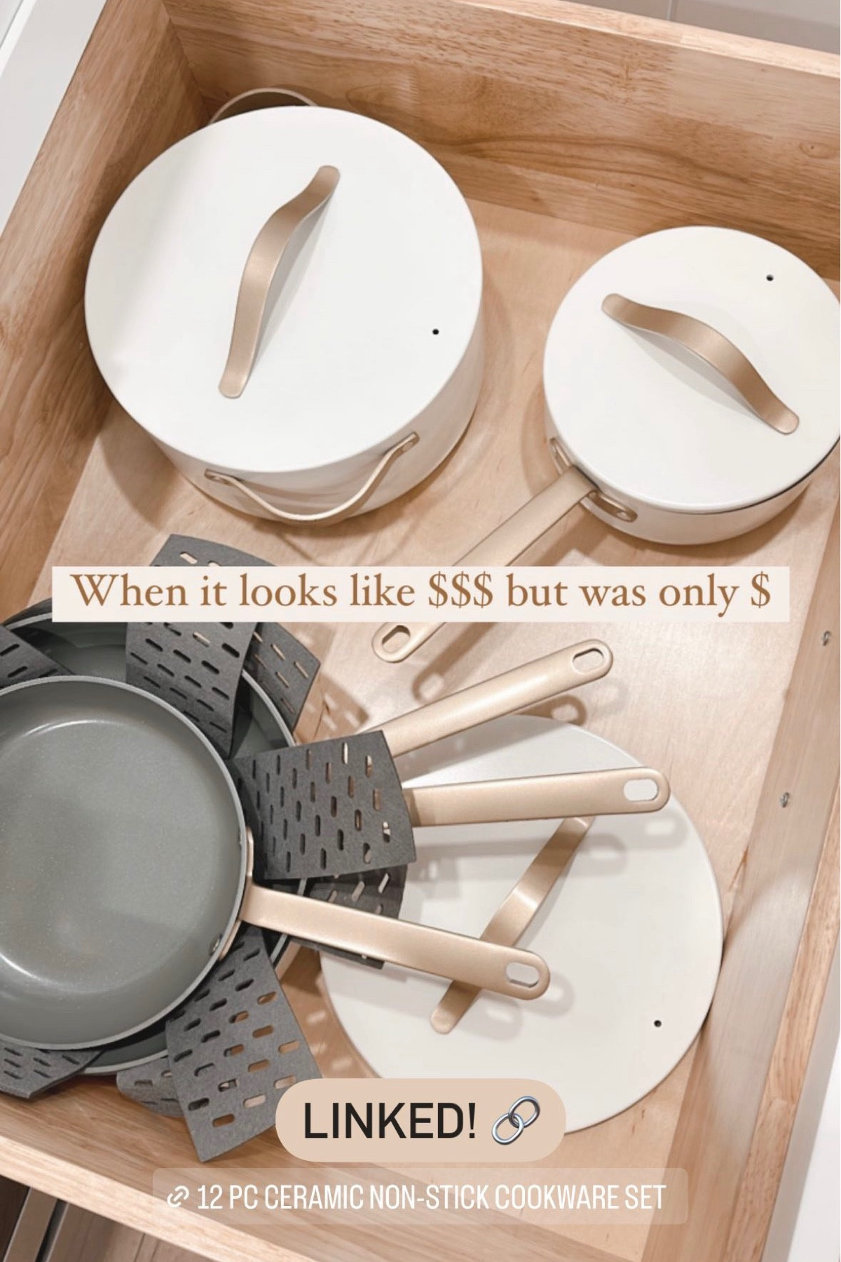The most beautiful (and useful) cookware set! This bundle is such a steal, don’t pass it up if you’ve been looking for a Caraway-like option at a more affordable price point. Right now it’s even on sale for less than what we paid! 


#LTKsalealert #LTKhome #LTKHolidaySale