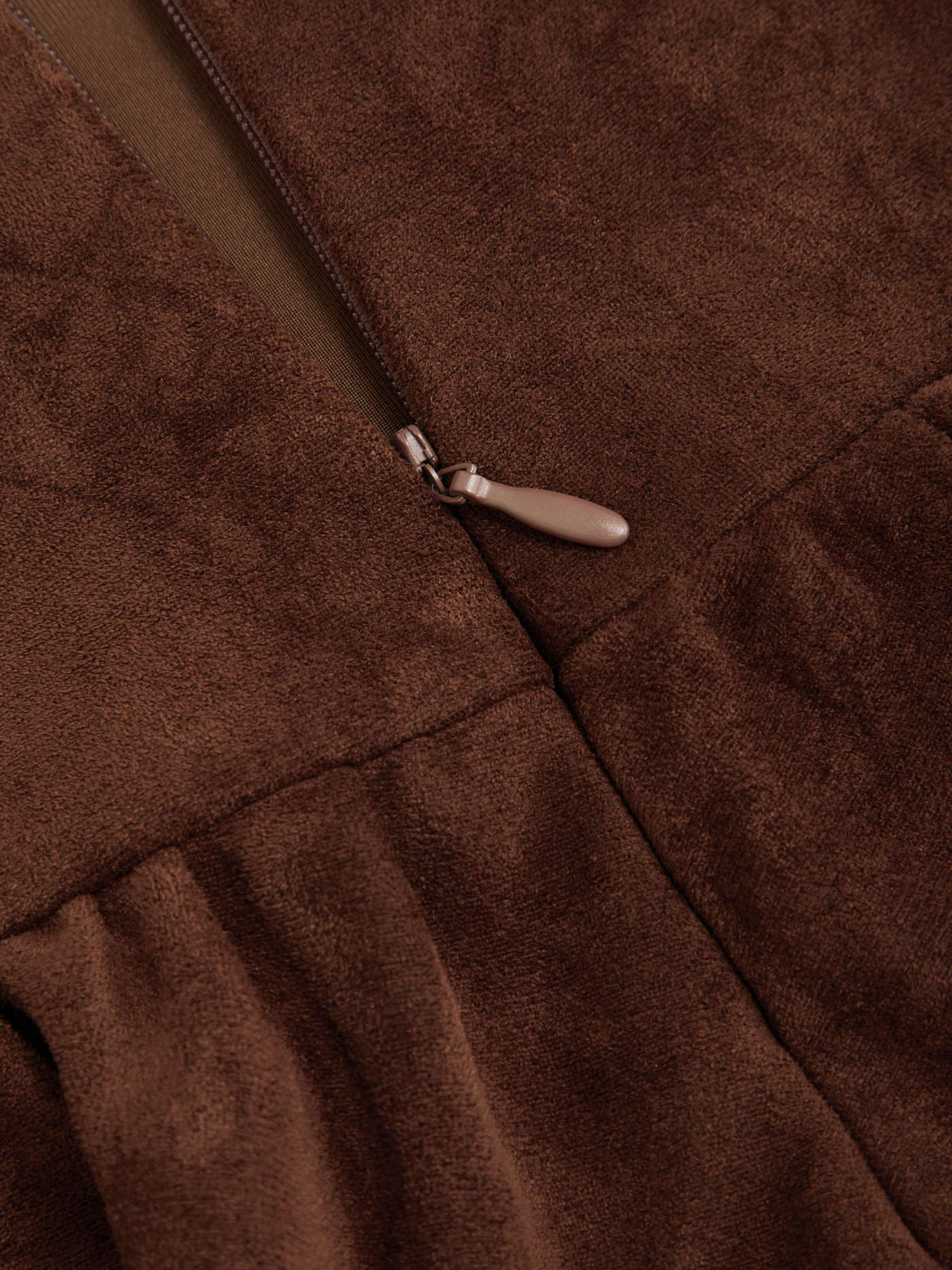 Su\u00e8de Suede Low Rise Ruched Layered Mini Skirt For Dagelijkse casual | Cider