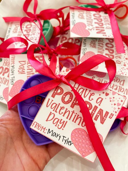 Class Valentines💌// Have a POPPIN’ Valentines Day!
Heart shaped fidget poppers 
Target Valentines Day
Amazon Valentines Day
Valentine’s Day gifts 
Etsy Valentine’s Day gift tags


#LTKkids #LTKbaby #LTKSeasonal