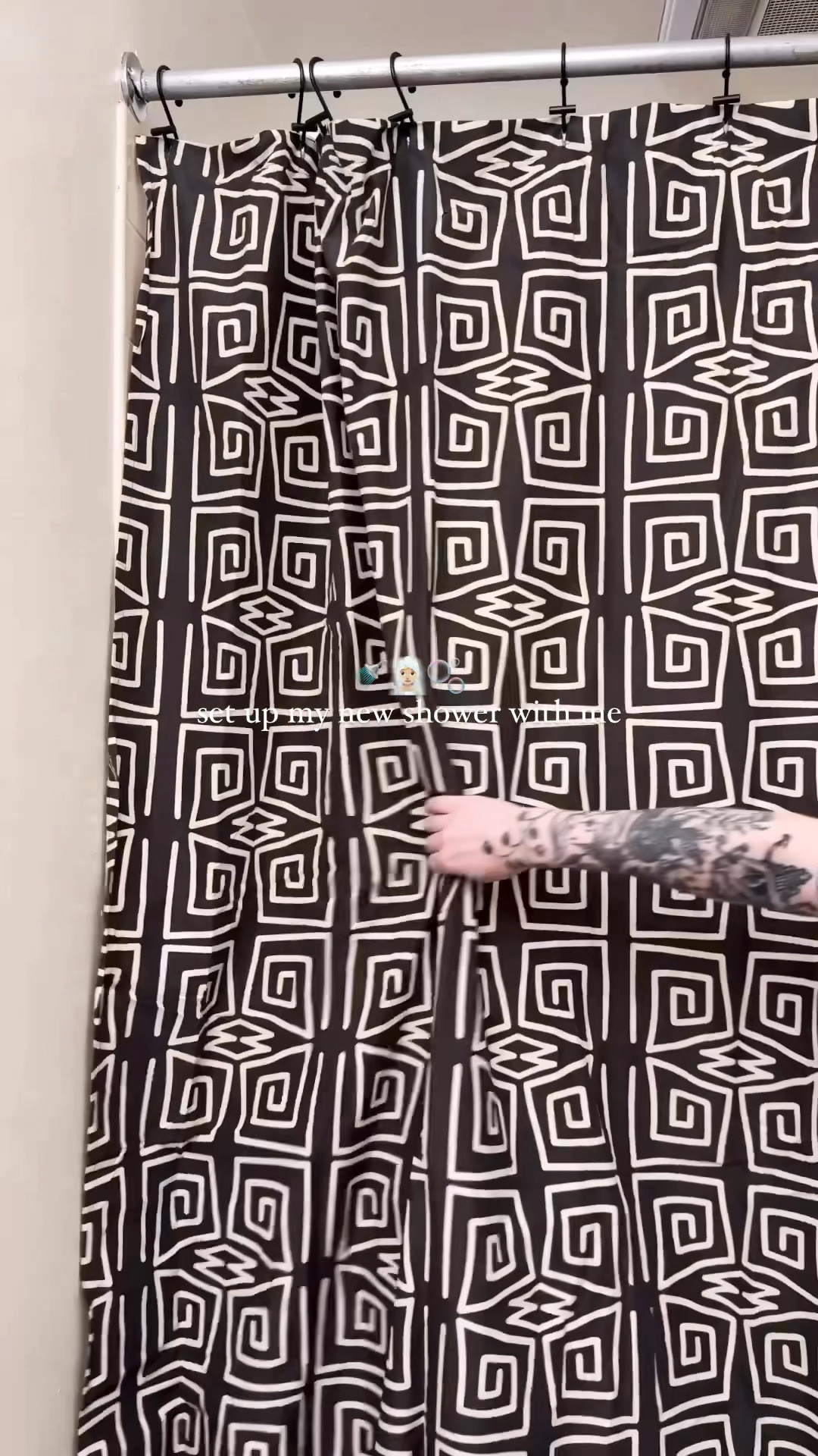 setting up my new shower 🚿 starting with the basics—I got all new shower linens from target for our new home; I usually go with neutrals but this time I went with a black tribal print shower curtain and paired it with a beige half moon rug. 🛀 

and for obvious reasons, I switched out the showerhead with my fav—Jolie’s filtered shower head 🧖🏼‍♀️ 🚿

if you don’t already shower with filtered water, let me put you on!! 

jolie’s filtered showerhead improves your skin, hair and wellbeing by removing chlorine, heavy metals and other contaminants from your shower water 🧖🏼‍♀️🚿

here’s why NOT to shower with unfiltered water ⬇️
👎🏼 strips hair & skins natural oils, leaving them dry, damaged and irritated
👎🏼 depletes your hairs natural strength by breaking down the amino acids in it
👎🏼 can irritate your skin, potentially leading to eczema, itchiness, hives & rashes
👎🏼 dissolves hair lipids, leaving hair looking less shiny, weaker and causing split ends
👎🏼 changes the color of your hair from reacting with the natural melanin in our hair
👎🏼 speeds up the loss of collagen as heavy metals cause free radicals to form   

#filteredshower #jolie #bathroomrefresh #neutralbathroom #bathroommakeover #showeressentials #skincareessentials #haircareessentials #targetfinds #amazonfinds

#LTKHome #LTKVideo #LTKSaleAlert