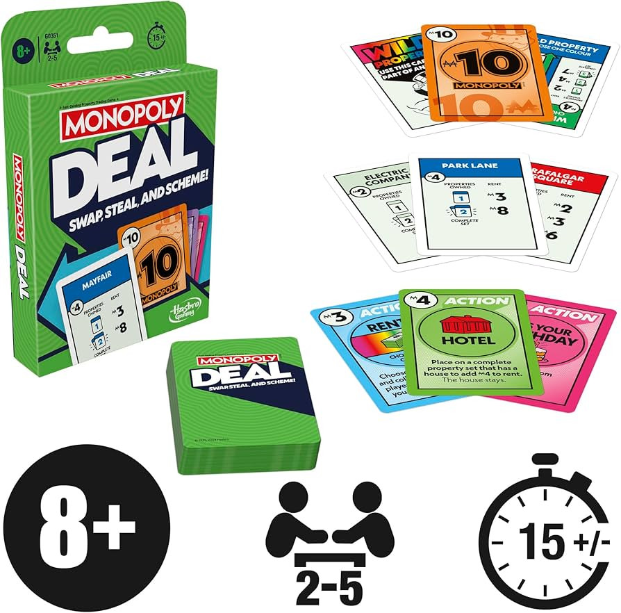 Monopoly Deal Card Game - English Version | Amazon (US)