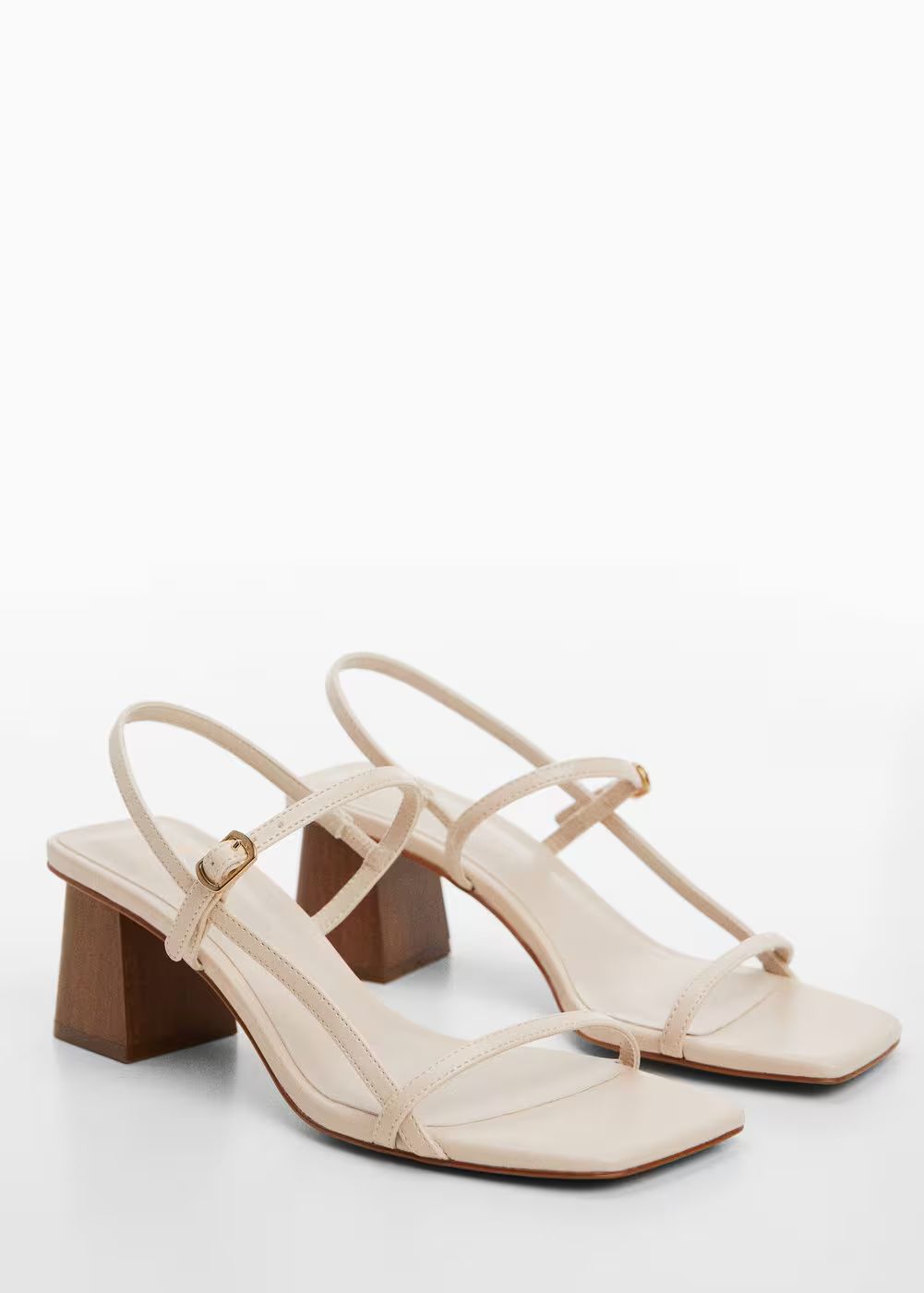 Block-heel sandals -  Women | Mango United Kingdom | MANGO (UK)