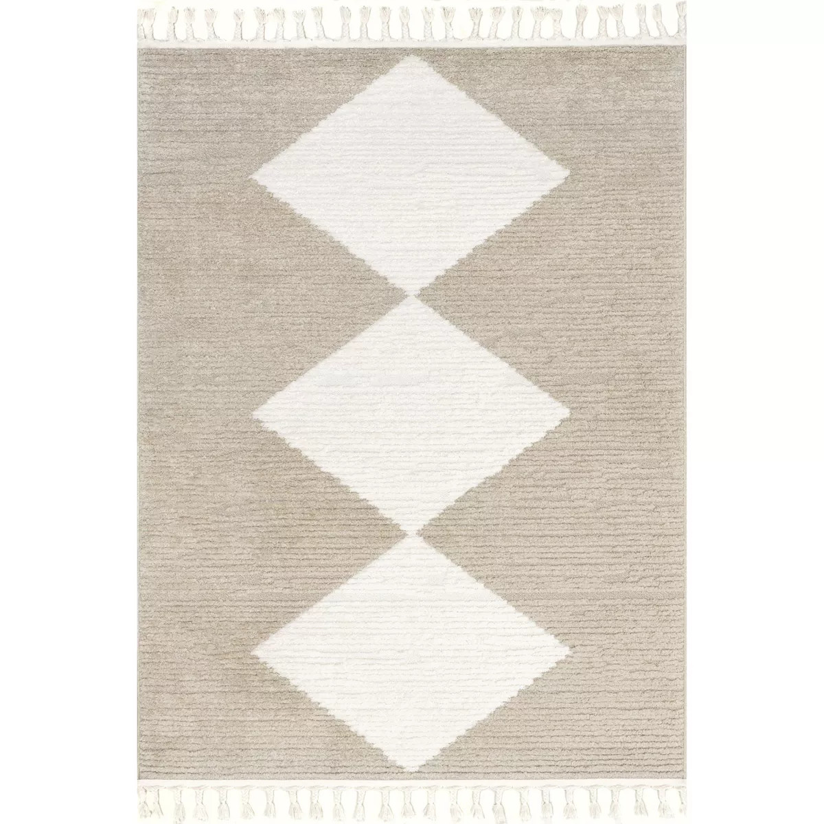Nuloom Sherley Stacked Diamond Tassel Indoor Area Rug | Target
