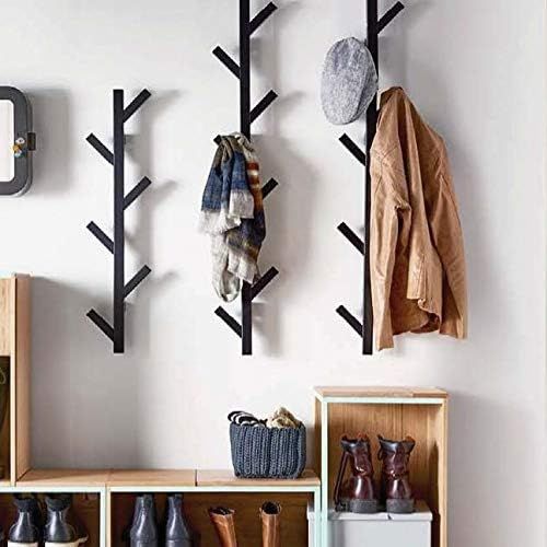 PREMIUM RACKS Coat Rack & Hat Rack - Modern Design - Wall Mounted - Stylish - (Black) | Amazon (US)