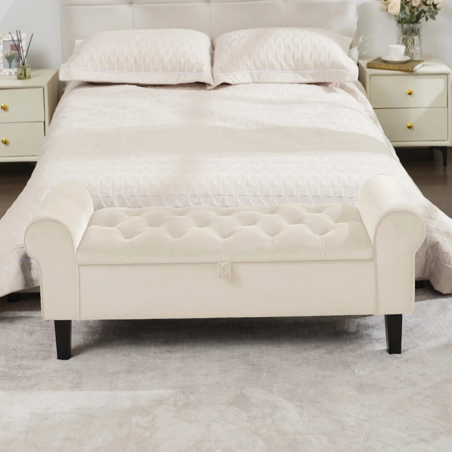 Red Barrel Studio® Jillia Upholstered Flip Top Storage Bench & Reviews | Wayfair | Wayfair North America