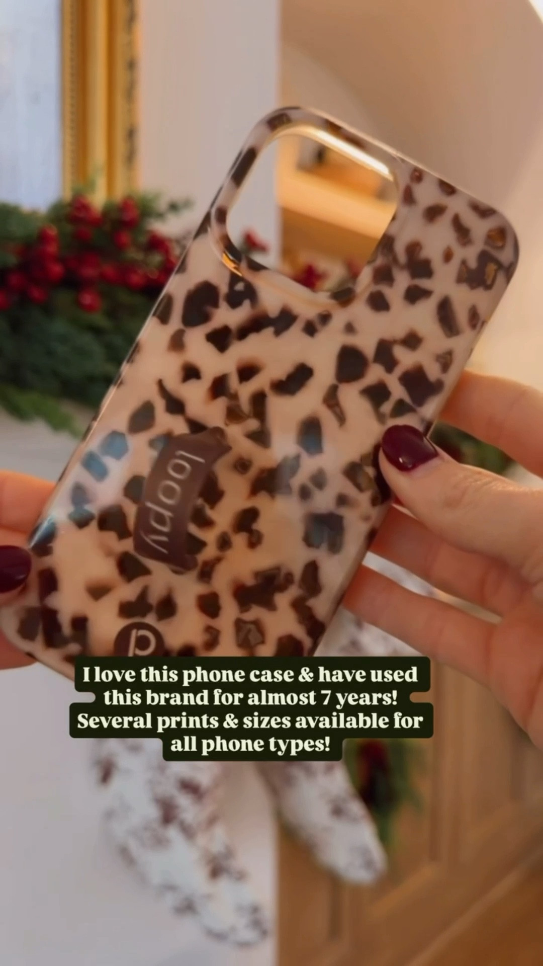 I love loopy phone cases! I’ve used them for years! They come out with new prints all the time, and this is the one I have currently! Great stocking stuffer & you can use my code LOVERLY10 for 10% off!

Loverly Grey, stocking stuffer for her, phone cases, loopy case

#LTKFindsUnder50 #LTKGiftGuide