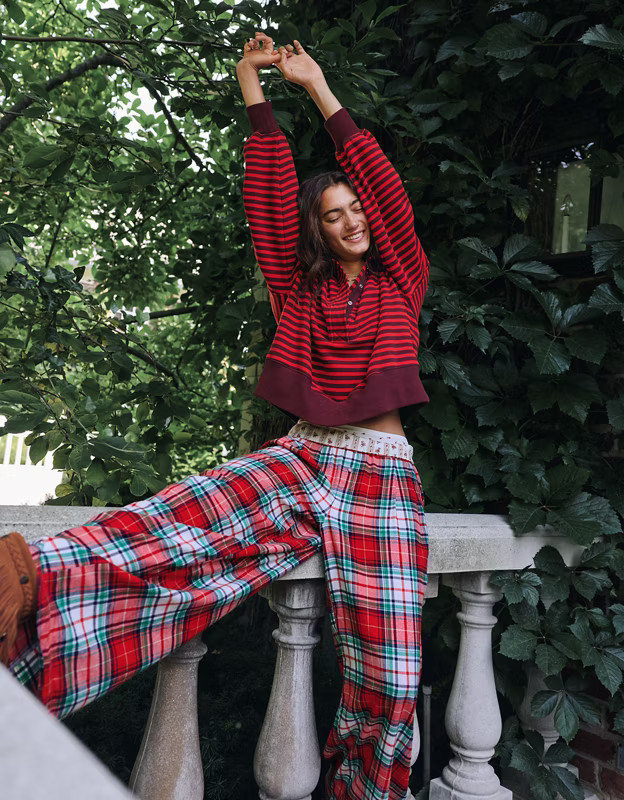 Aerie Street Flannel Trouser PJ | Aerie