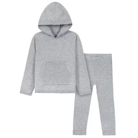 Modern Moments by Gerber® Baby & Toddler Boys or Girls Unisex Sweater Knit Hoodie and Pants, 2pc Out | Walmart (US)
