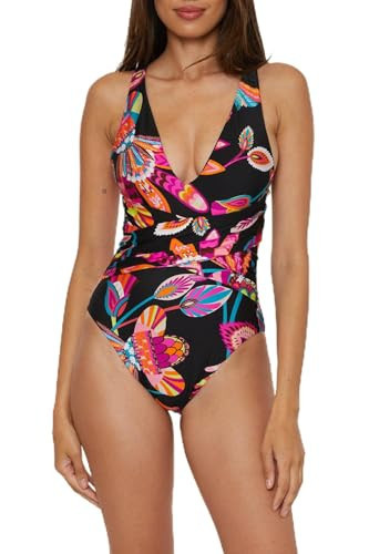 Trina Turk Luminary - Women's One Piece Swimsuit, Floral Print, Adjustable, Bathing Suits for Women, Multicolor, 12 | Amazon (US)