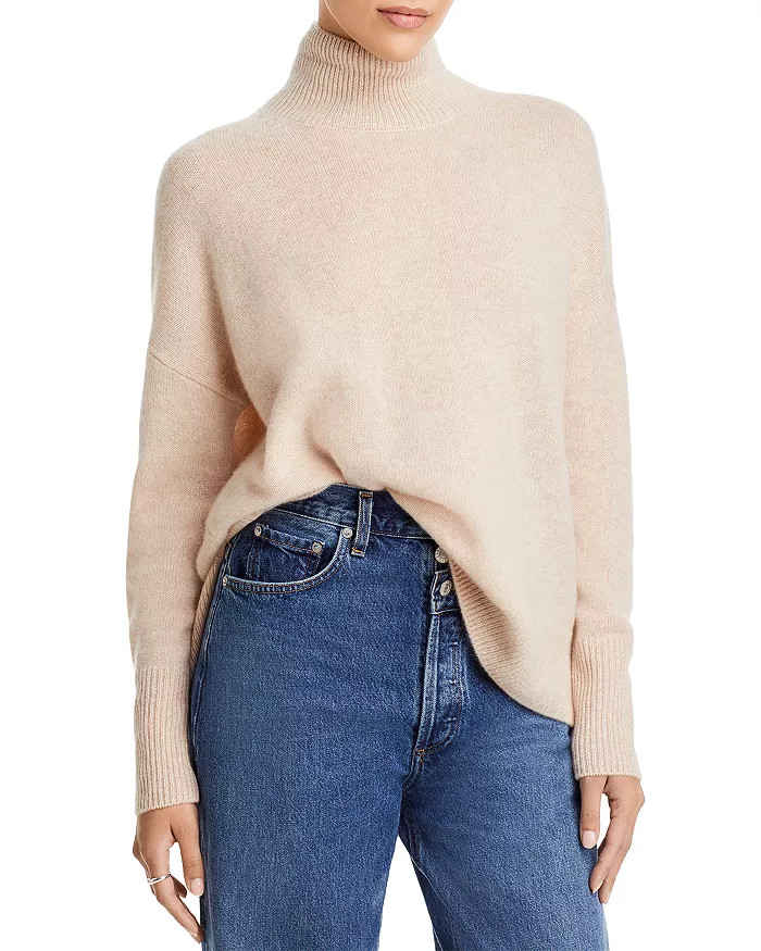 Drop Shoulder Cashmere Sweater - 100% Exclusive | Bloomingdale's (US)