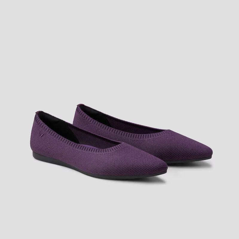 Pointed-Toe Ballet Flats (Aria 5°) | VIVAIA