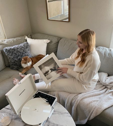 Swifties, I can’t stop listening 🎶 to TTPD #WalmartPartner - thanks to @walmart I was able to order Taylor Swift’s new album on vinyl AND find the most beautiful record player for a cozy morning in. Shop everything you need for your own cozy listening party here! #walmartfinds
