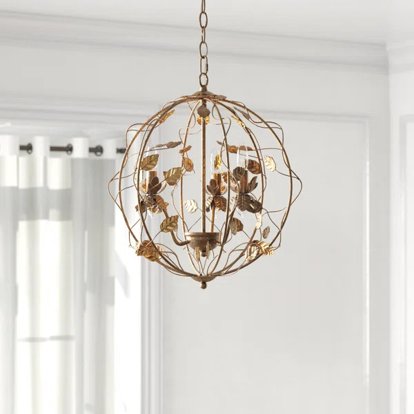 Gabby 3 - Light Unique Globe Chandelier | Wayfair Professional