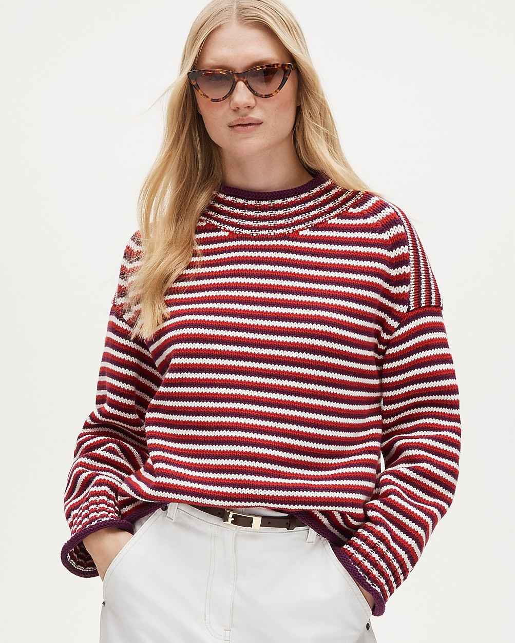 2025 Rollneck™ sweater in stripe | J. Crew US