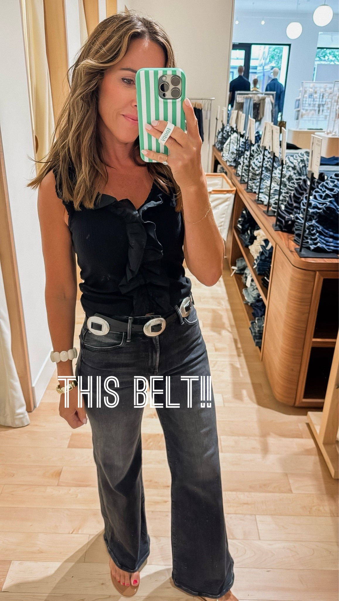 A fun accessory!! 
Trending - belts. 
XS here

#LTKSaleAlert #LTKxMadewell