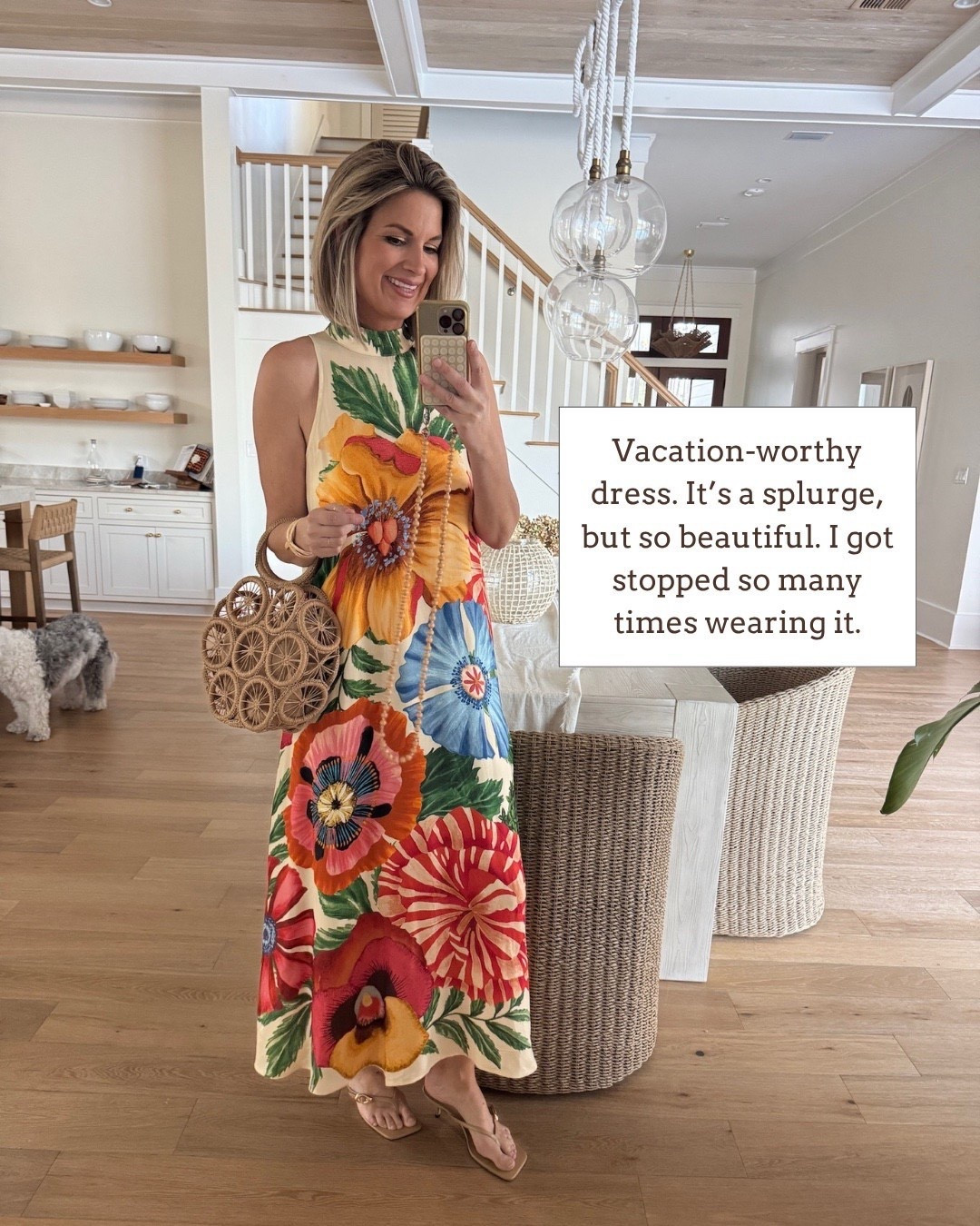 Perfect summer vacation  look.  It's a splurge but such a beautiful dress 

#LTKootd #LTKSeasonal #LTKTravel