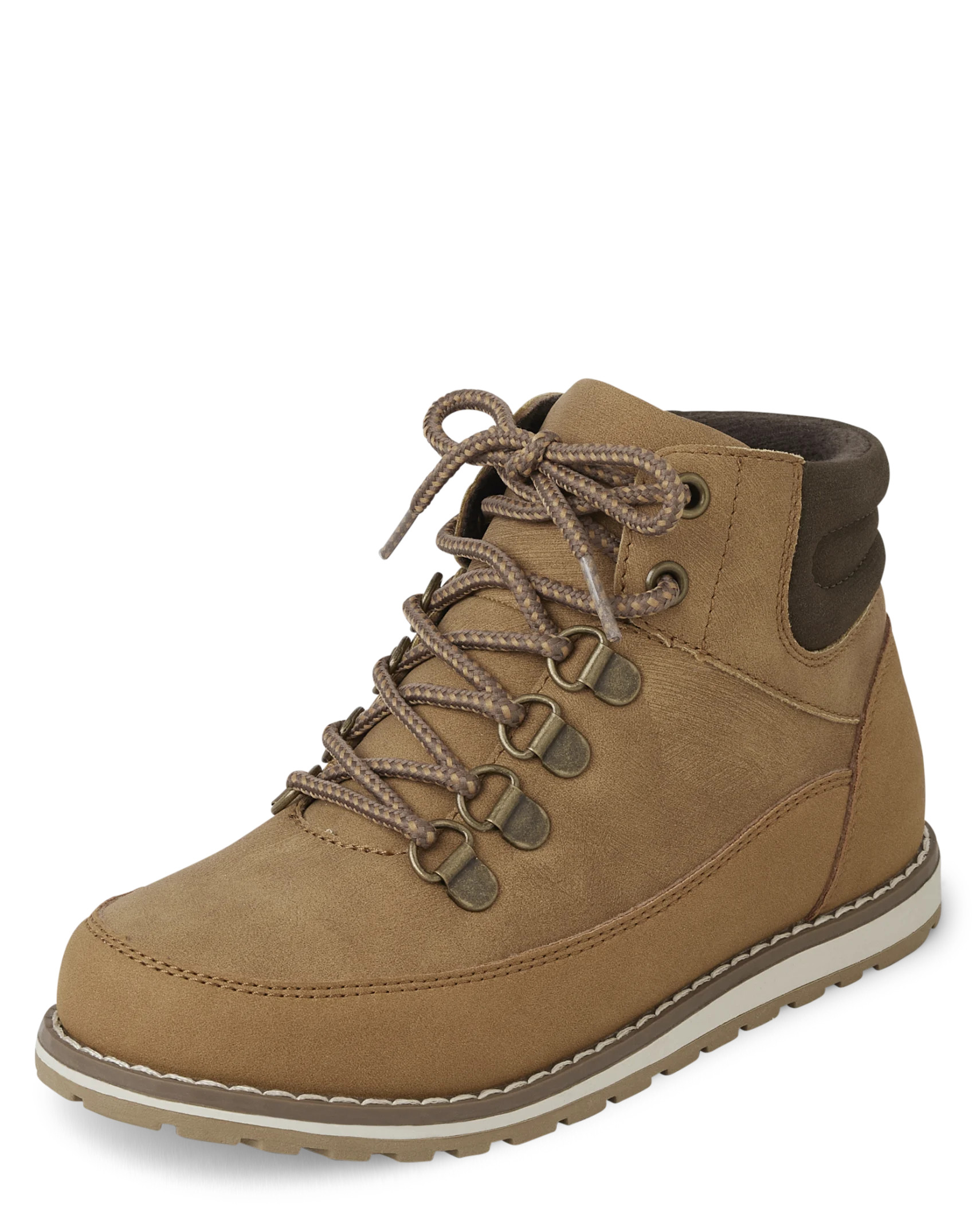 Boys Lace-Up Hi-Top Boots - tan | The Children's Place
