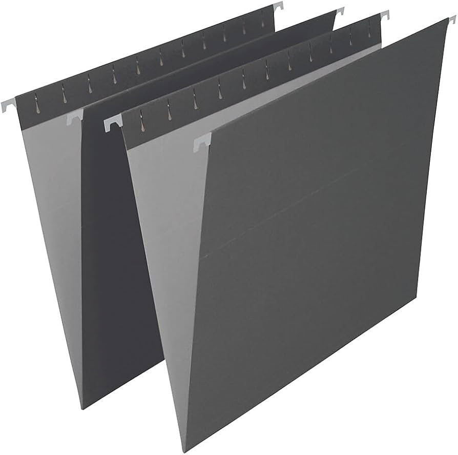 Staples Black Hanging File Folders - Letter Size - 25 Pack | Amazon (CA)