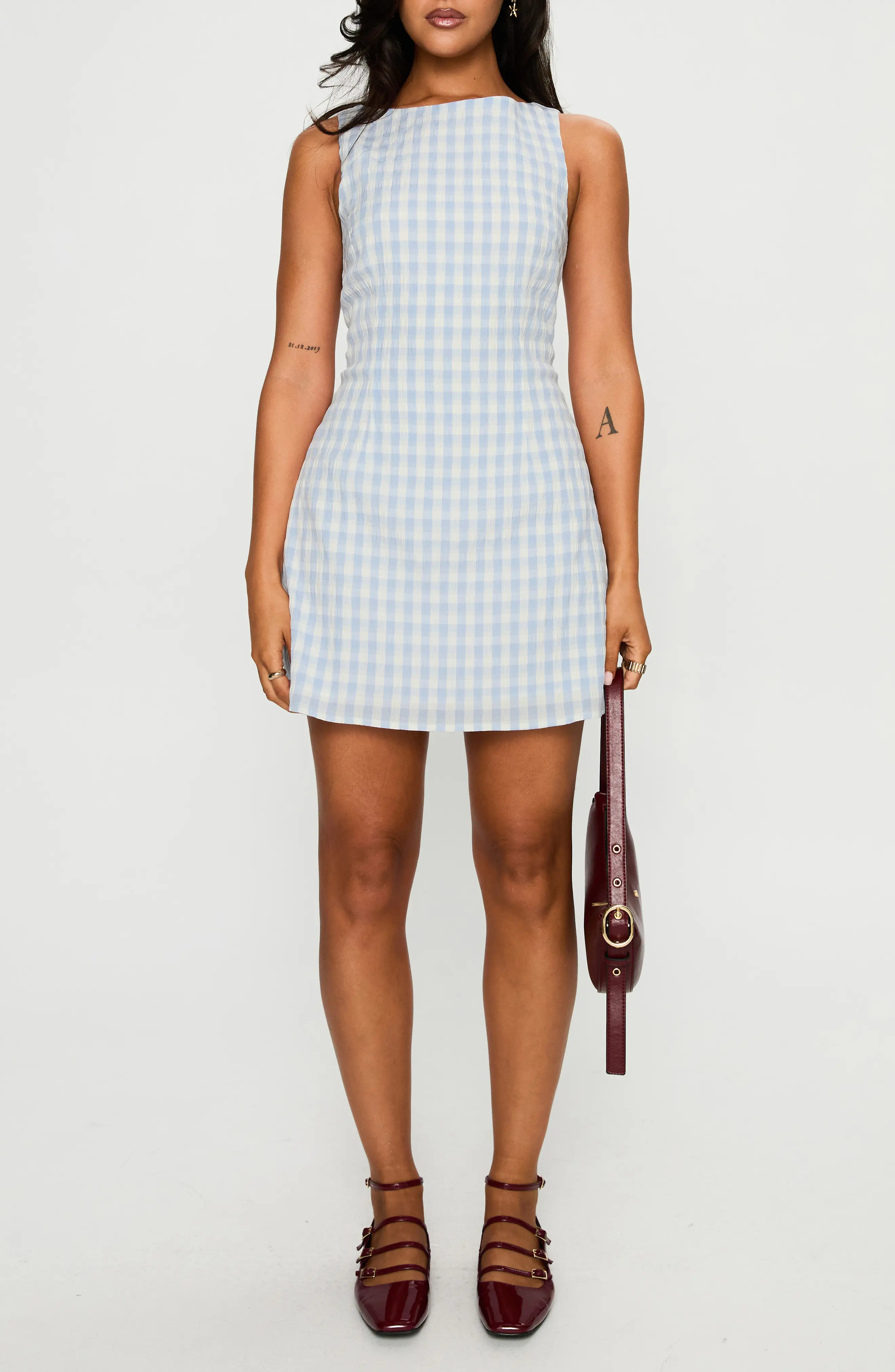 Alfalfa Check Minidress (Women) | Nordstrom | Nordstrom