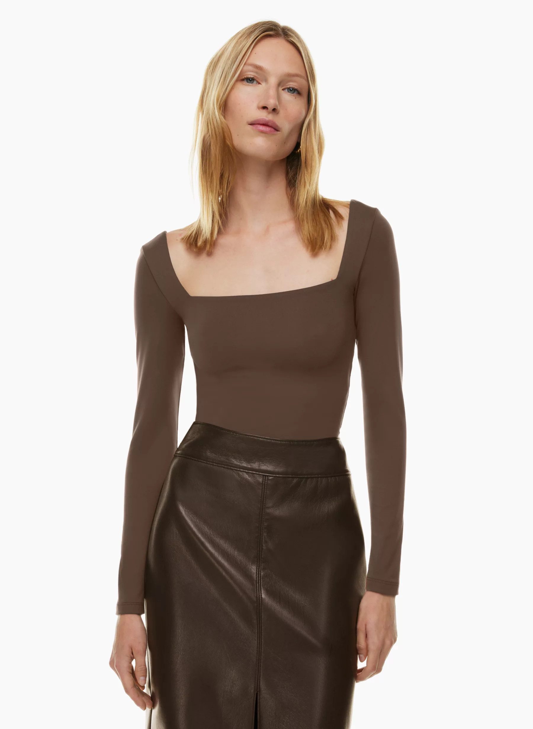 CONTOUR SQUARENECK LONGSLEEVE | Aritzia