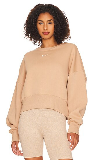 Fleece Crewneck Sweatshirt in Hemp & Sail | Revolve Clothing (Global)