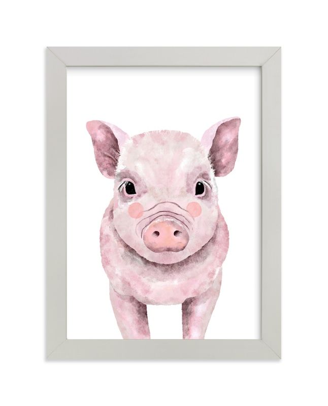 Baby Animal Pig | Minted